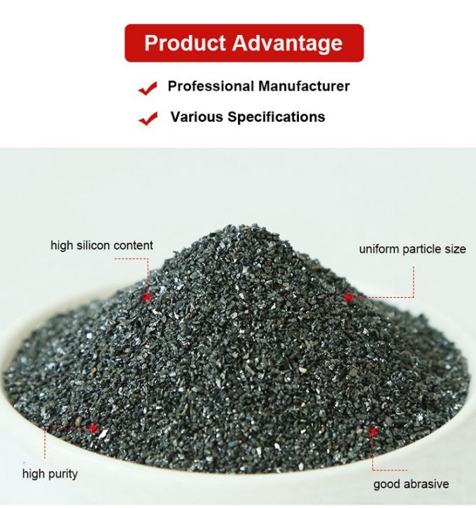 불소연성 시크 분말 99% 순수 탄산 자갈 실리콘 탄화탄 Abrasive Powder 3