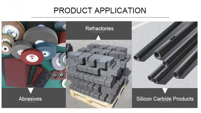 불소연성 시크 분말 99% 순수 탄산 자갈 실리콘 탄화탄 Abrasive Powder 2