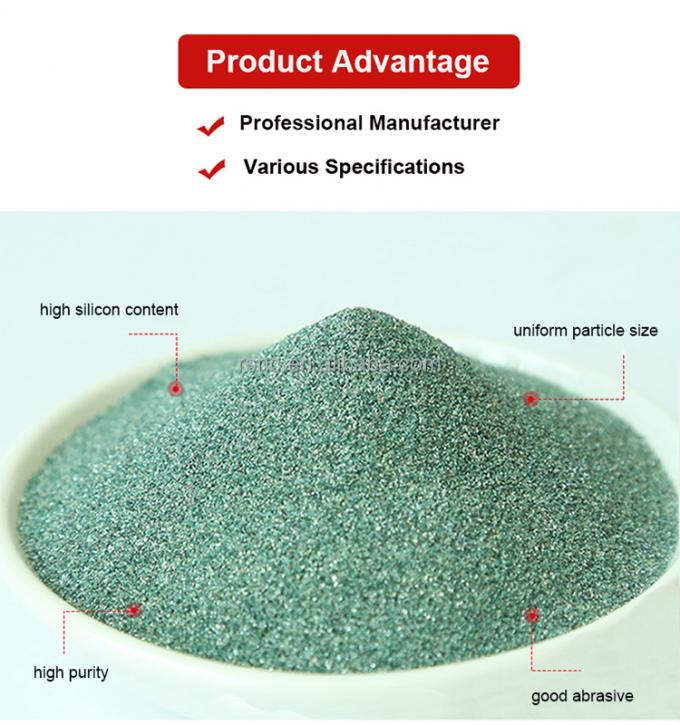 불소연성 시크 분말 99% 순수 탄산 자갈 실리콘 탄화탄 Abrasive Powder 4