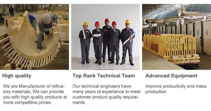 산업용 오븐 수송 불 벽돌 열 충격 저항성 높은 알루미나 앵커 벽돌 2