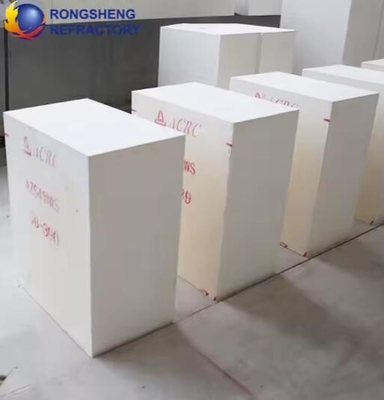 고온 합성 주사 벽돌 불소연 지르코니아 코룬드 벽돌 AZS-41, AZS-36, AZS-33 유리 오븐