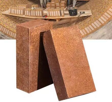 높은 온도 불소화성 마그네슘 벽돌 우수한 슬라그 저항성 철강 오븐 부리용 시너지 마그네시아 벽돌