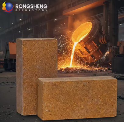 롱싱 고온 마그네슘 벽돌 92 95 MGO 마그네시트 벽돌 열 저장 불화성 마그네시아 벽돌 230x114x65mm