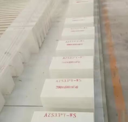 공장 가격 합성 주름 Zirconia 코룬드 벽돌 Azs 유리 오븐에 대한 불소연 벽돌
