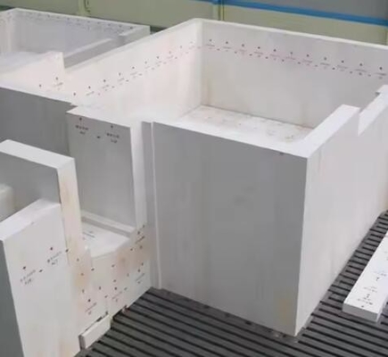 공장 가격 합성 주름 Zirconia 코룬드 벽돌 Azs 유리 오븐에 대한 불소연 벽돌