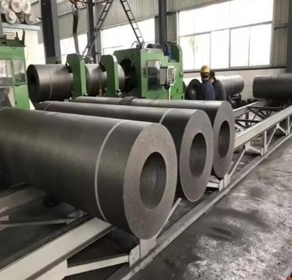 다이아 100-750mm 고품질 그래피트 전극 L1800-2700mm UHP HP RP 탄소 그래피트 전극