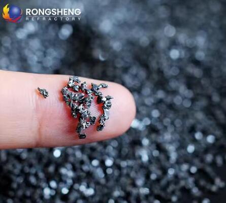 고 순도 98.5% 시크 파우더 카보룬드 자갈 검은 녹색 실리콘 탄화물 파우더 가려움 및 불화탄소