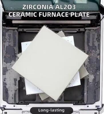 지르코니아 Al2O3 세라믹 플레이트 고온 오븐에 대한 산업 세라믹 애플리케이션 사용자 지정 절단 굽기 처리