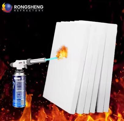 중국 폴리크리스탈 멀라이트 섬유 보드 1600C 1800C 멀라이트 세라믹 섬유 보드 내화로 라이닝 단열판