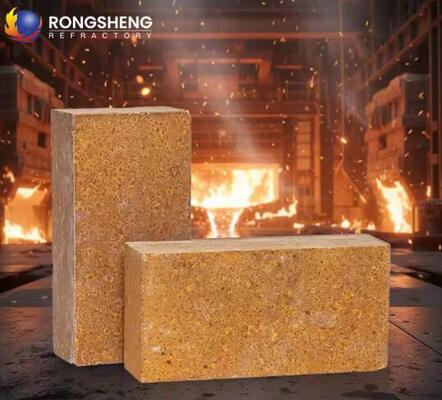높은 온도 불소화성 마그네슘 벽돌 우수한 슬라그 저항성 철강 오븐 부리용 시너지 마그네시아 벽돌