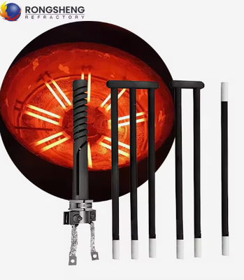 RONGSHENG 전기로 및 가마용 1500C 100W-5000W 실리콘 카바이드 히터 요소 Sic 가열 막대를 사용자 정의했습니다.