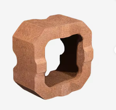 롱싱 고온 마그네슘 벽돌 92 95 MGO 마그네시트 벽돌 열 저장 불화성 마그네시아 벽돌 230x114x65mm