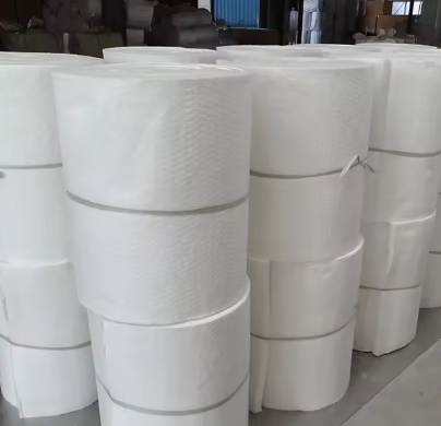 High Temperature 1430°C 1800C Ceramic Fiber Wool Blanket 25mm 50mm Thickness Polycrystalline Mullite Heat Insulation Blankets