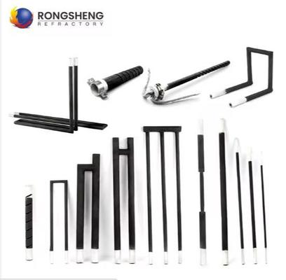 고온 U,W,H,spiral,straight 타입 실리콘 탄화물 난방 원자