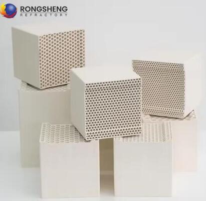 Rongsheng 내화 허니콤 세라믹 기판 원형 사각형 코디어라이트 알루미나 세라믹 열 교환기 (화학 산업용)